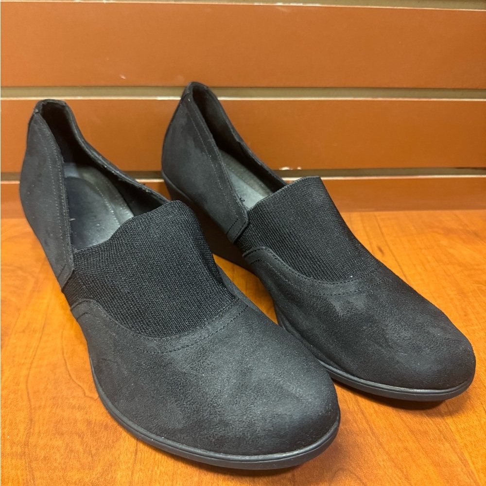 Comfort Plus by Predictions Black Women's Loafers